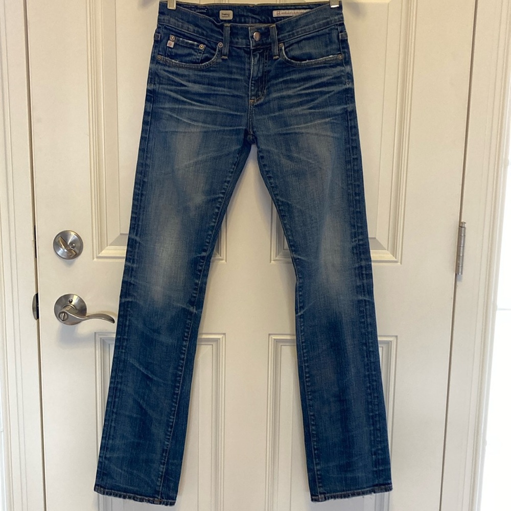 AG Adriano Goldschmied Tomboy Boyfriend Relaxed Straight Leg Denim Jean 26R